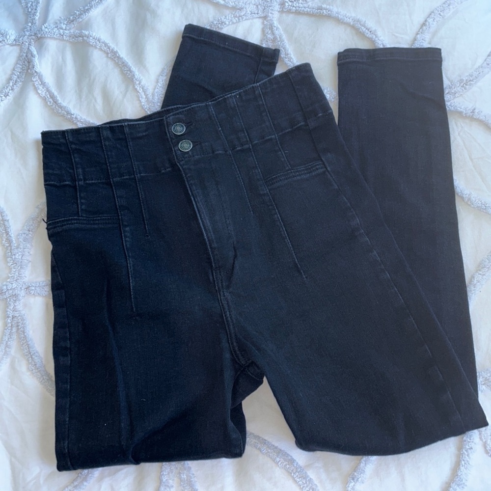 Free People Black Jeans